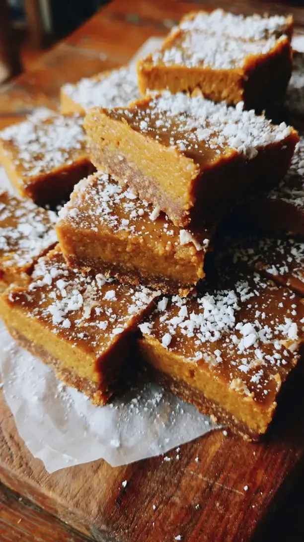 Vegan Pumpkin Pie Bars