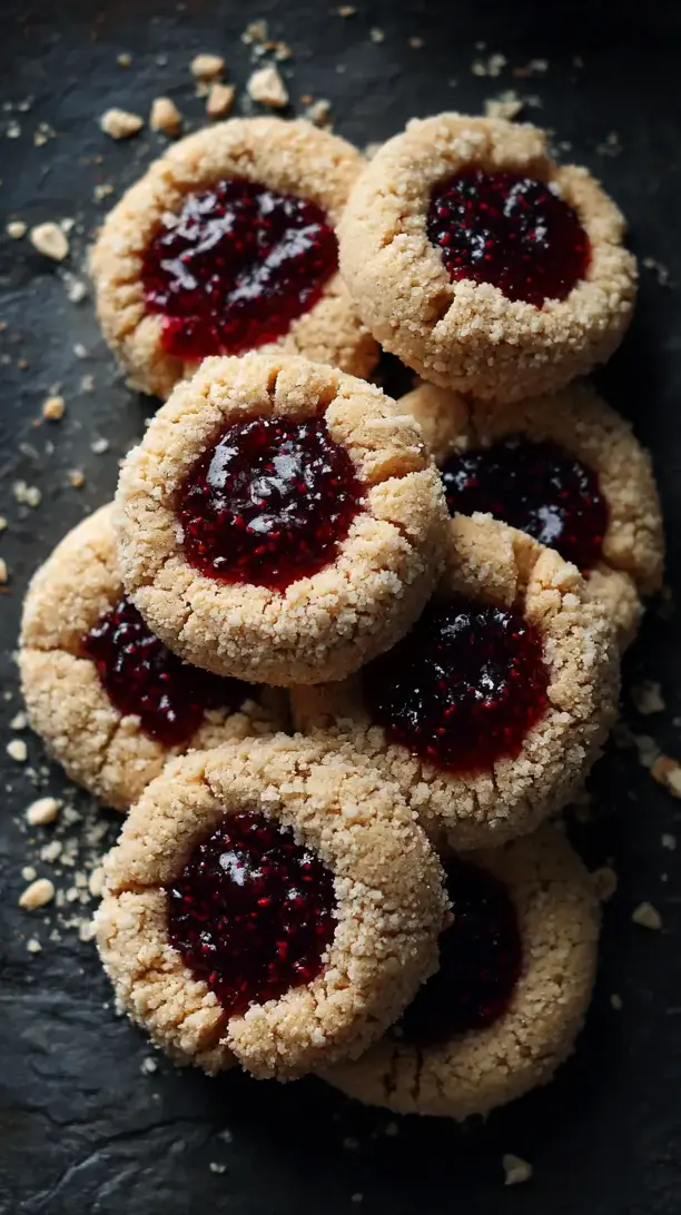 Vegan Thumbprint Cookies
