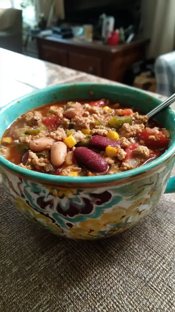 Veggie Packed Turkey Chili