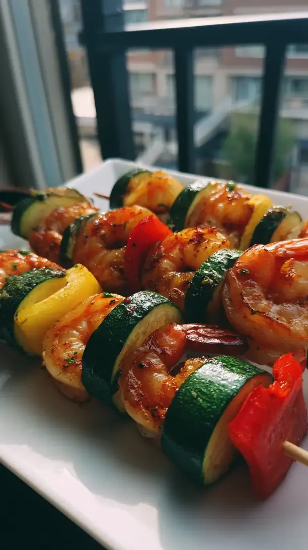 Veggie Shrimp Kabobs