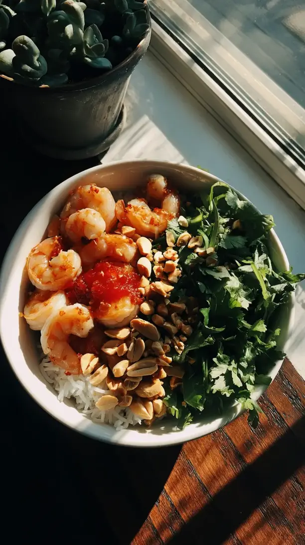Vietnamese Shrimp Bowls