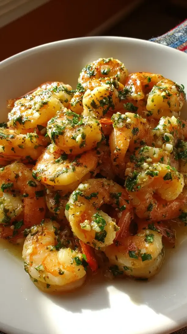 White Wine Garlic Shrimp