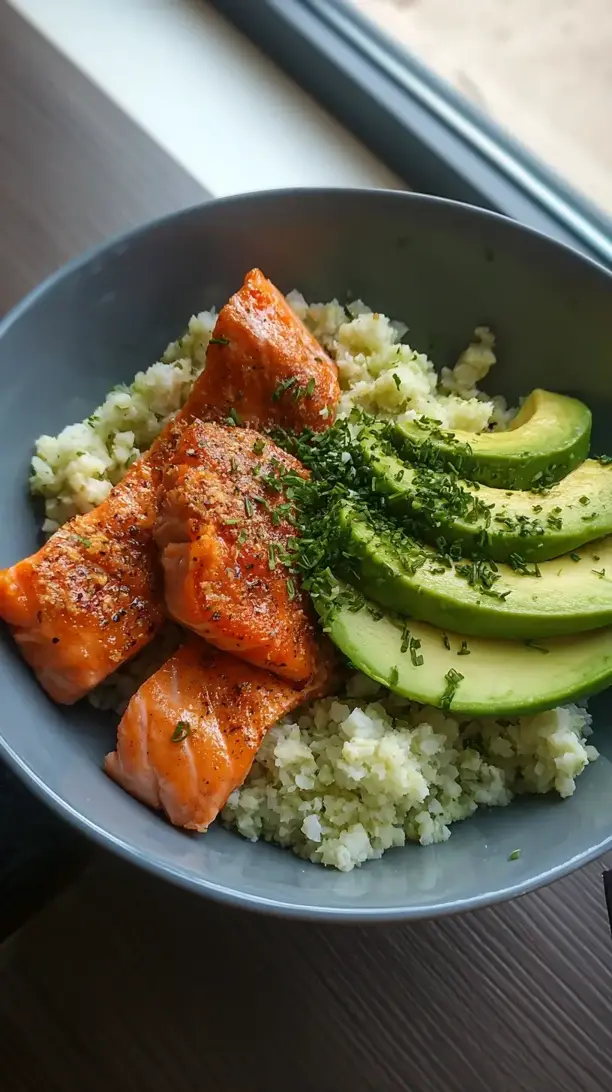 Whole30 Salmon Bowl