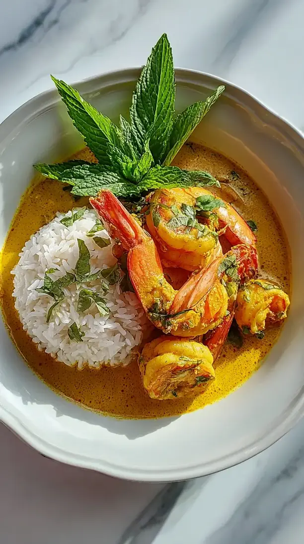Yellow Curry Shrimp