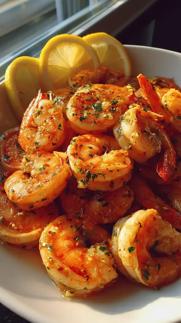 Zesty Lemon Garlic Shrimp
